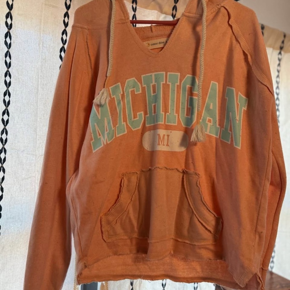 Ocean Drive Peach Sweatshirt